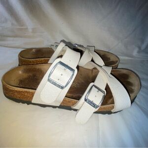 Birks Women's White Sandals size 39/8.5